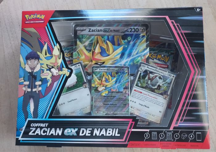 Coffret Zacian Ex de Nabil