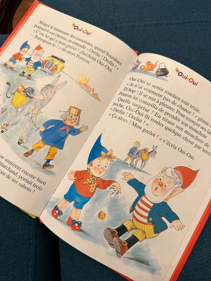 Livre album vintage Oui-Oui et son grelot Hachette bibliothèque des petits Maman me lit - photo numéro 3