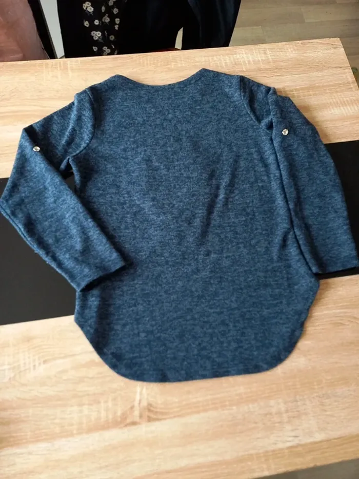 Pull femme bleu T.M - photo numéro 11