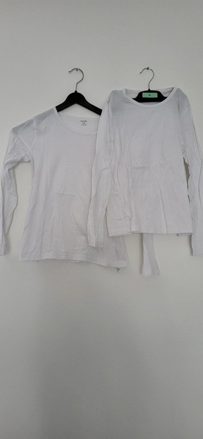 Lot de 2 maillots de corps manches longues