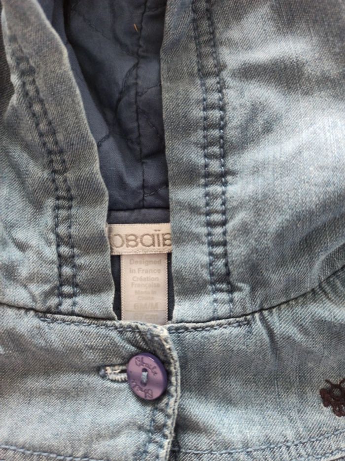 Manteau en jean doublé - photo numéro 2