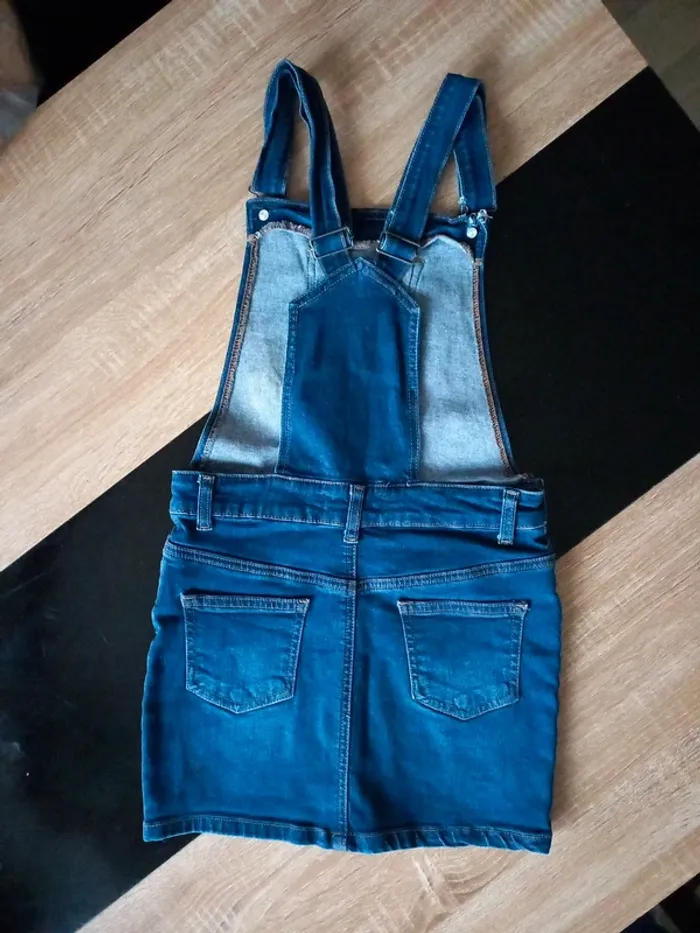Robe salopette en jeans 12 ans - photo numéro 2