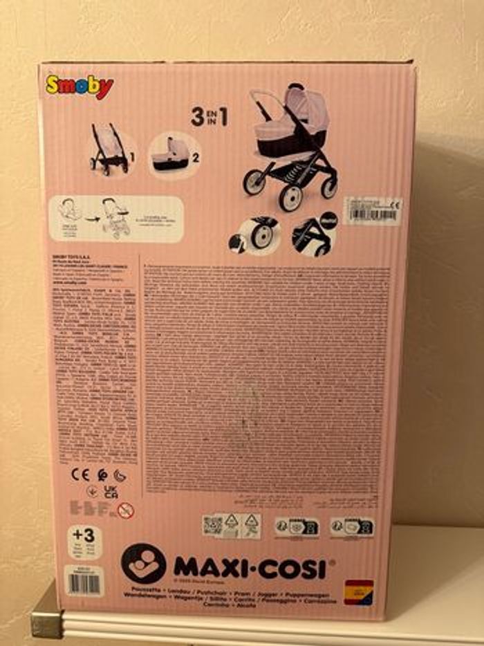 Maxi-cosi poussette et landeau rose 3 en 1 - photo numéro 2