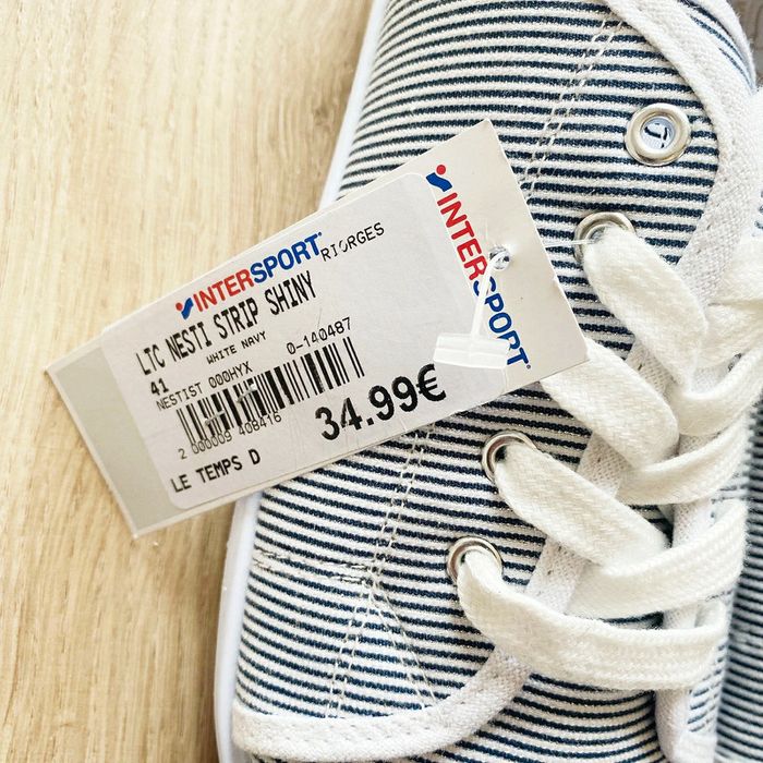 Le Temps des Cerises LTC Nesti Strip Shiny Sneakers Chaussures en toile Femme Exclusive (Taille 41) - photo numéro 5