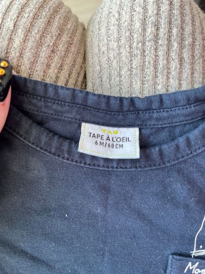 T-shirt manches longues 6 mois - photo numéro 2