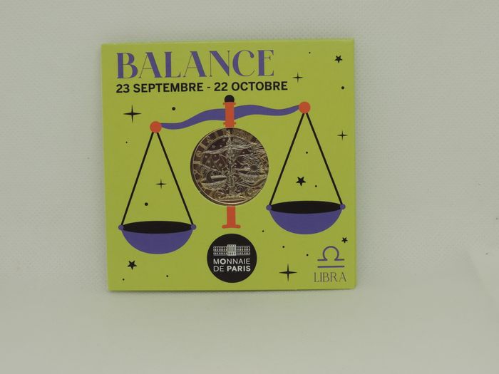 Pièce de 5 € – Signe de la Balance – Collection ASTRO 2026 – Édition officielle - photo numéro 2