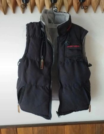 Doudoune sans manches chaude réversible