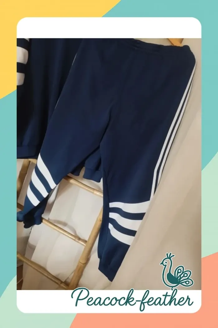 Survêtement adidas officiel vintage 44/46 homme - photo numéro 15