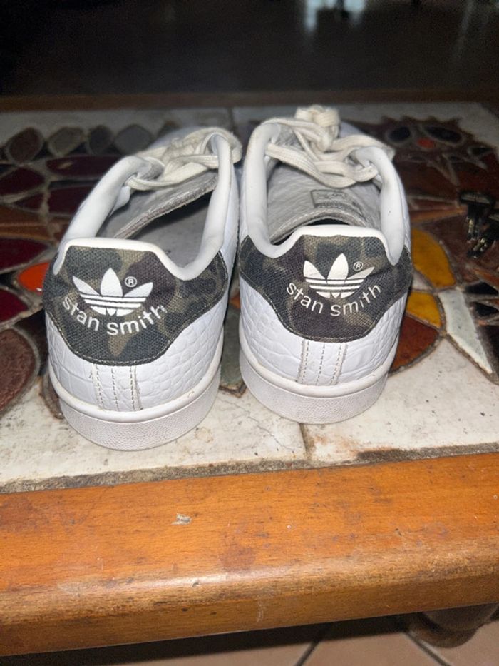 Baskets Adidas Stan Smith blanches - photo numéro 3
