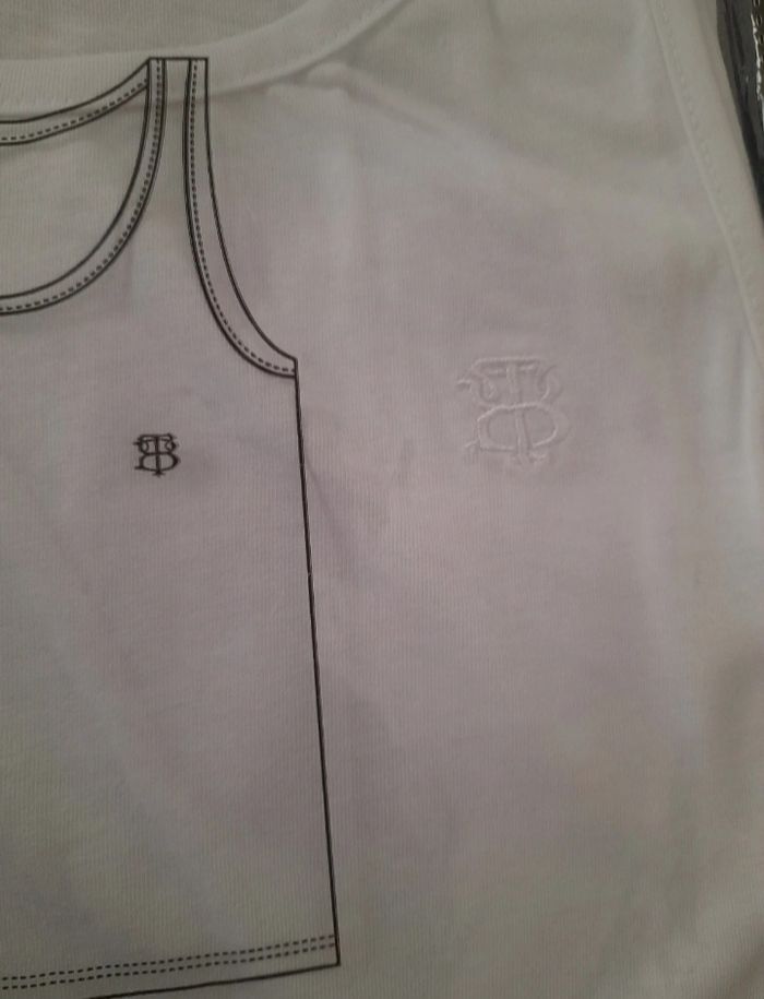 Débardeur blanc homme 100% coton - photo numéro 2