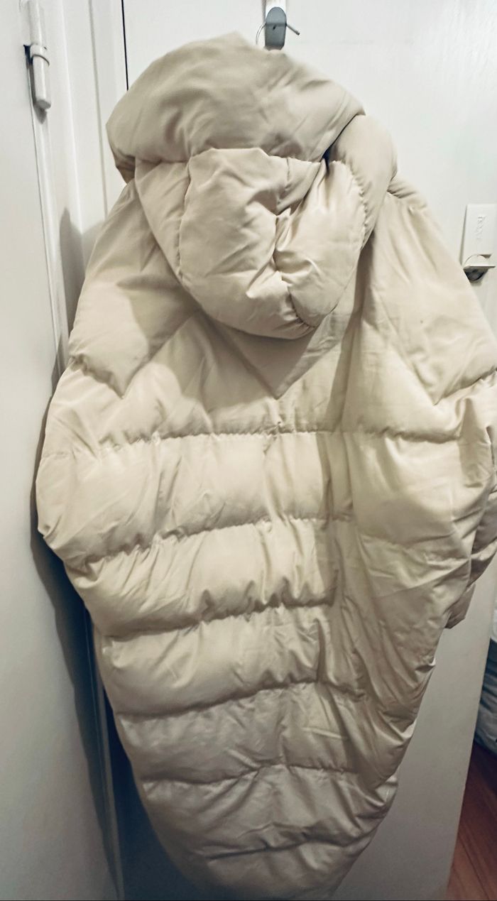 Doudoune longue beige - photo numéro 4