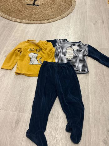 Pyjamas 3 pièces