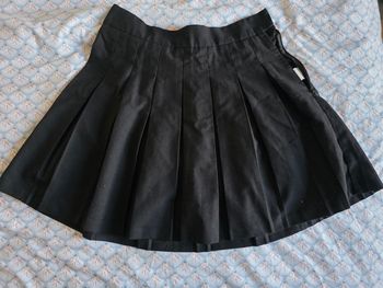 Jupe plissé noire Kiabi taille 38