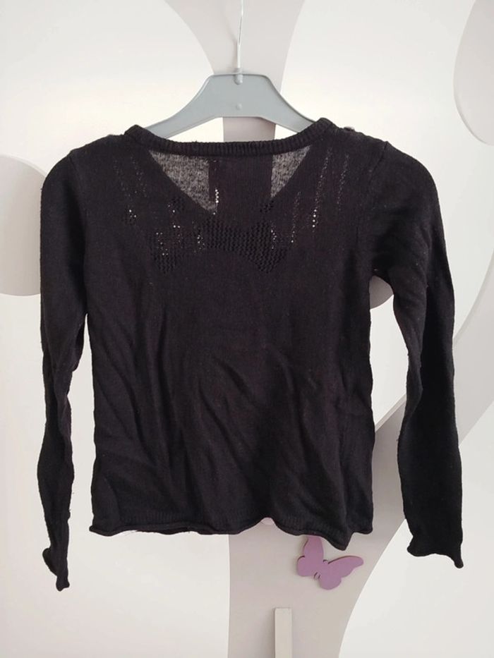Joli gilet en laine noir Orchestra taille 5 ans - photo numéro 2
