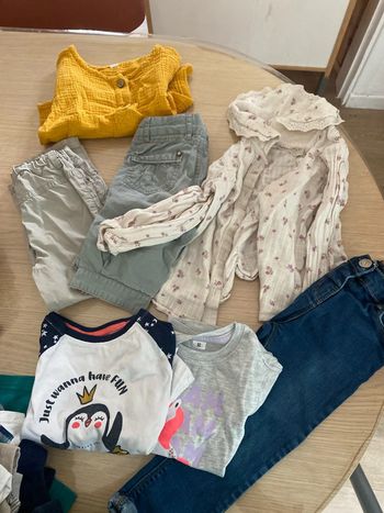 Lot vêtements fille 2ans