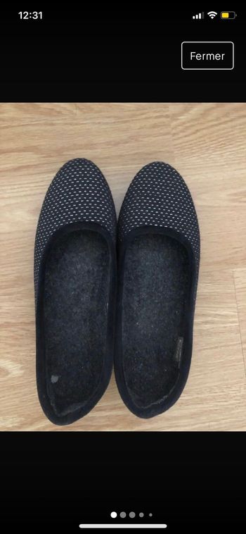 Magnifique ballerine confortable doux bonne qualité taille 39 en très bon état