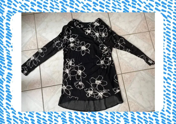 Blouse manches longues roman - photo numéro 6