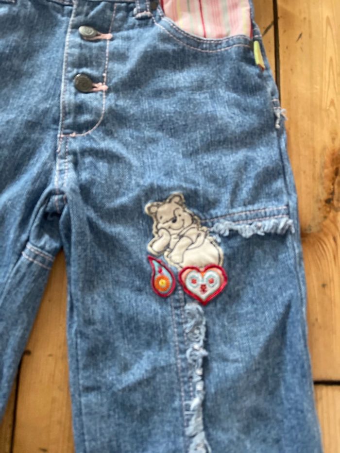 Ensemble pantalon, veste en jean Winnie, l’ourson - photo numéro 3