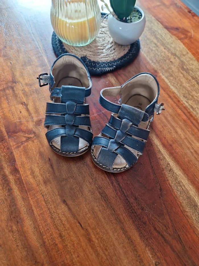 Sandales cuir véritable Mégis - photo numéro 2
