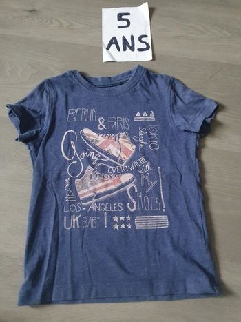 Maillot t-shirt 5ans garçon