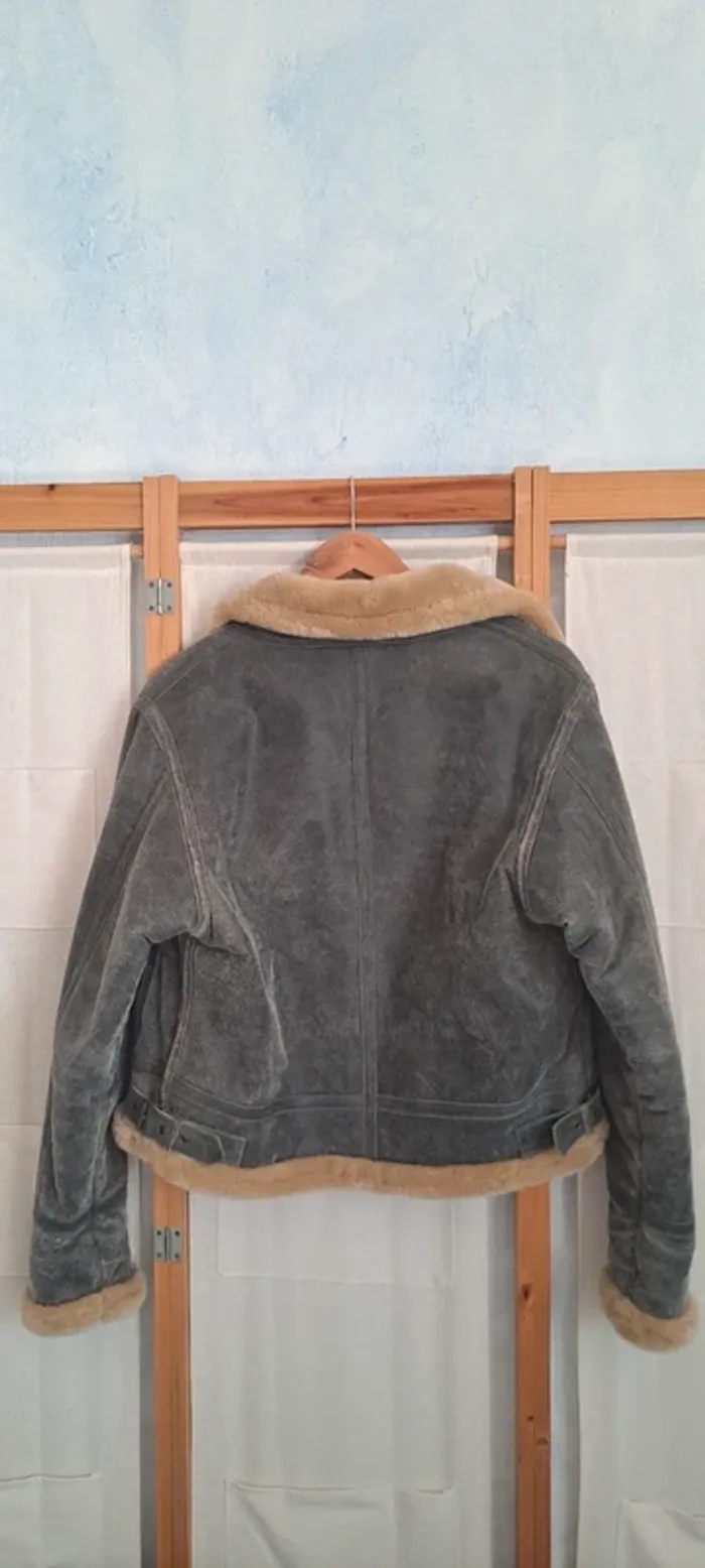 Blouson aviateur/ Blouson Vintage / Perfecto / Blouson aviateur vintage - photo numéro 3