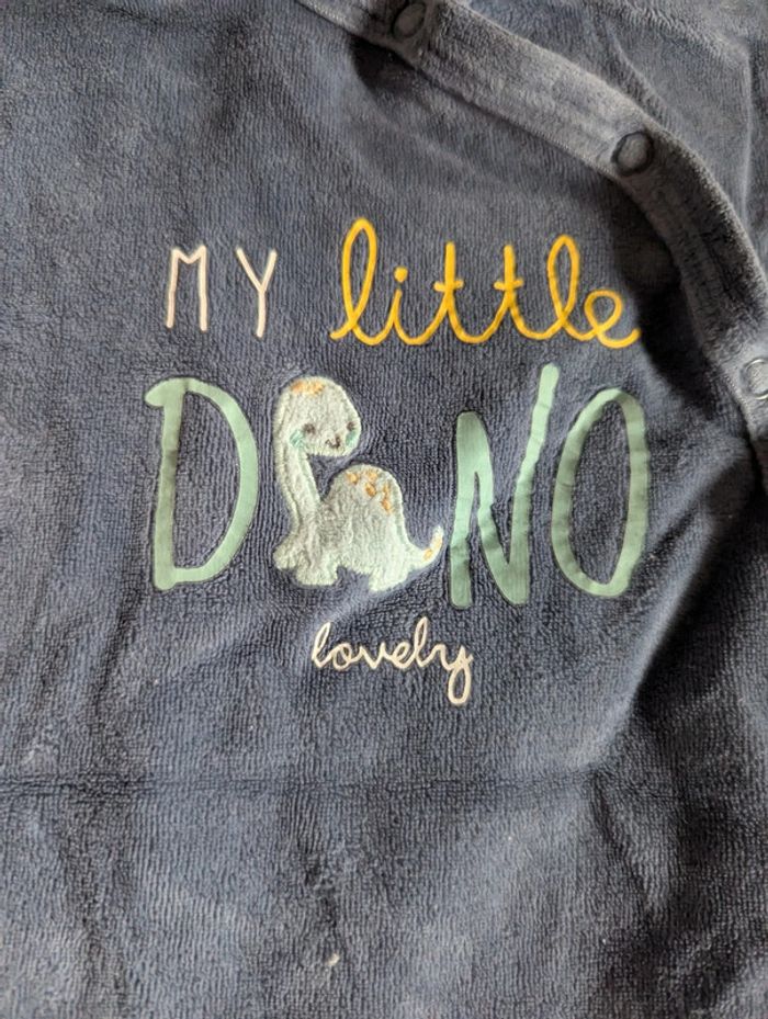 Pyjama velours Kiabi 9 mois - photo numéro 3