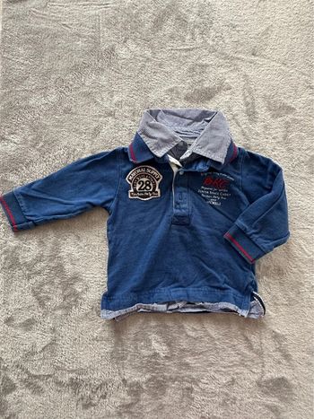Polo avec effet chemise - 6 mois - Polo Shirt