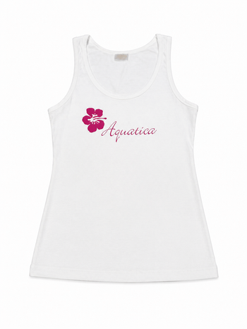 Débardeur blanc, TS / M.  Femme. Aquatica / Kariban.
