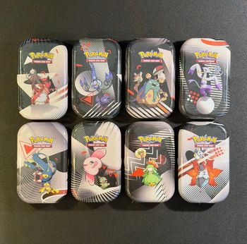 🔥 ArtSet 8 Mini Tin Pokémon EV10.5 – Flamme Blanche & Foudre Noire – Scellé Neuf ⚡