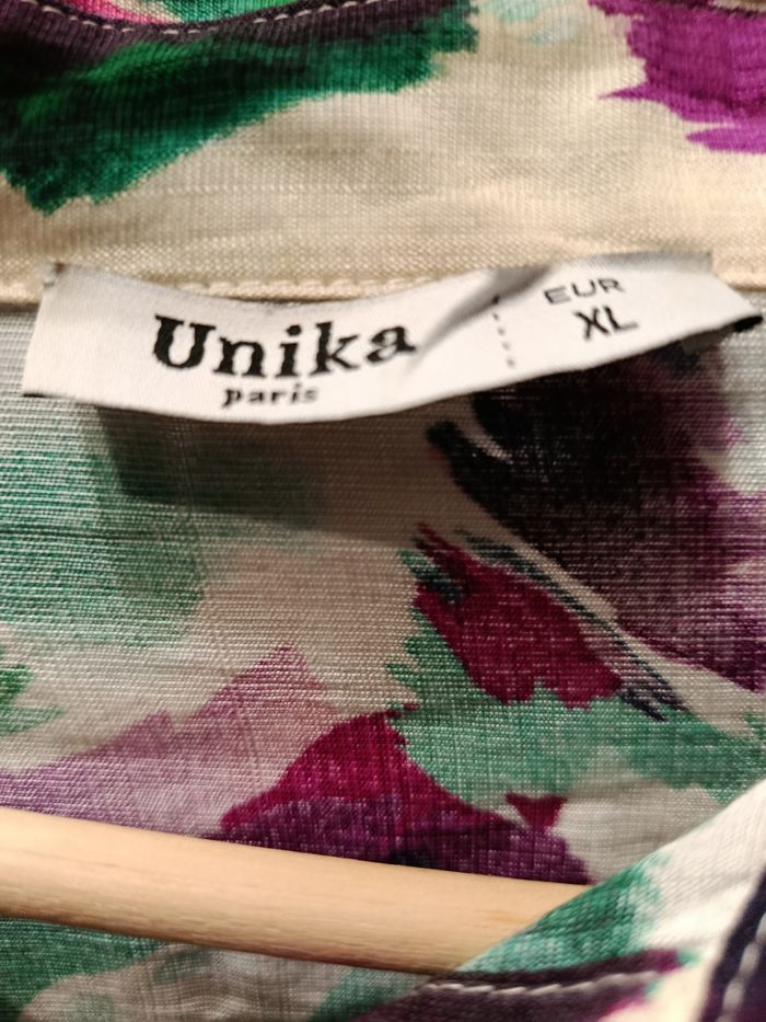 Chemisier multicolore manches longues taille euro xl ou l Lfrance - photo numéro 2