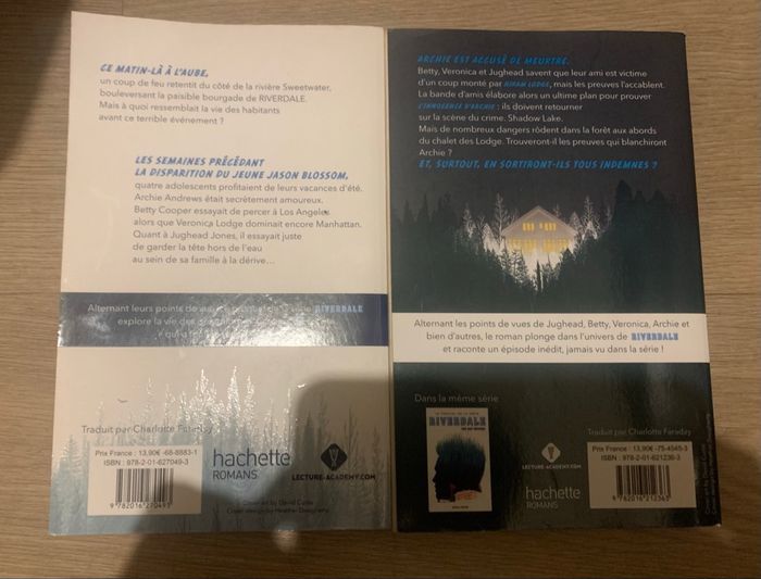 Triller riverdale 1er the day before et le 2 em get out of Town de micol ostow édition hachette roman - photo numéro 4