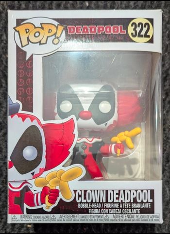 Vends Figurine Pop Marvel Clown Deadpool