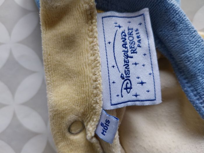 Pyjama Winnie l'Ourson Disneyland Resort Paris - 6 mois - Velours bleu & jaune - photo numéro 9