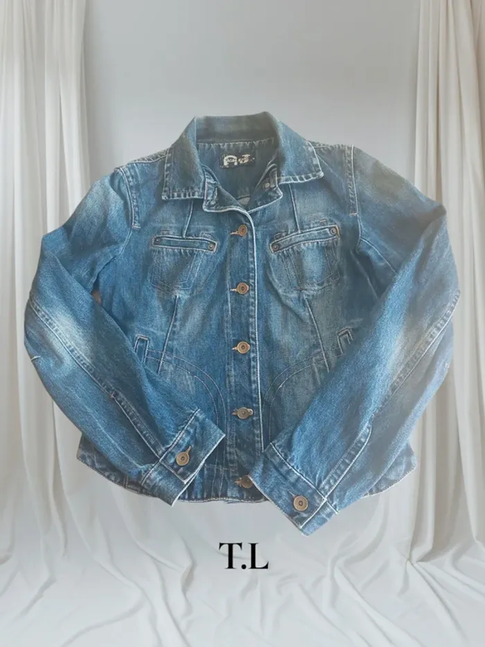 Veste jeans femme -T. L -biagini jeans