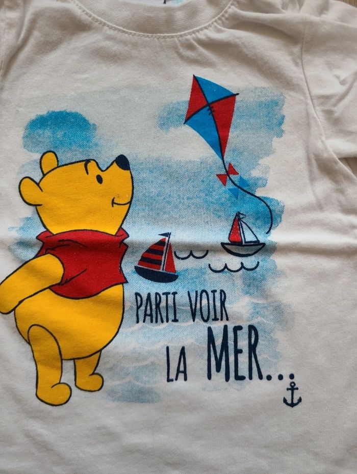 Tee-shirt winnie l'ourson 6 mois - photo numéro 3