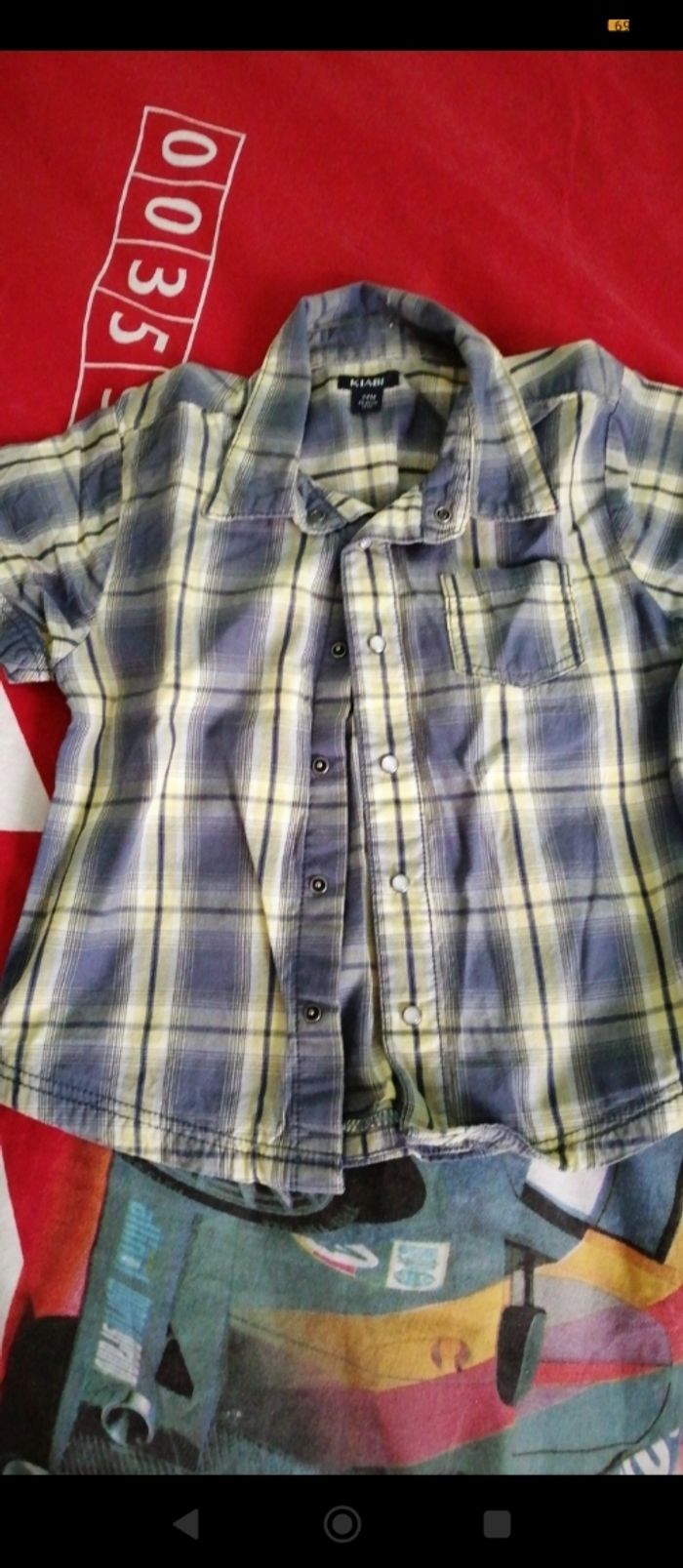 Chemise manches courtes kiabi