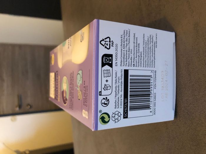 Philips AVENT - Biberon 260ml Natural Response AirFree Vent - photo numéro 6