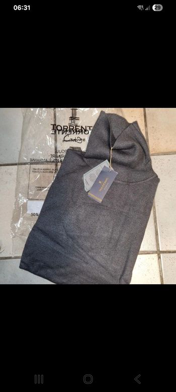 superbe pull col roulé TORRENTE taille XL 🎁 NEUF 🎁