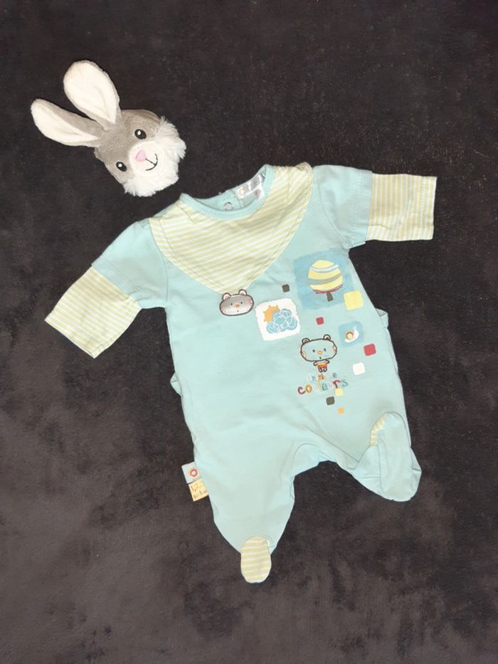 Pyjama fin naissance mixte