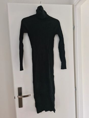 Robe longue col roulé