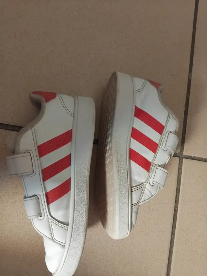 Basket adidas à paillette fille - photo numéro 2