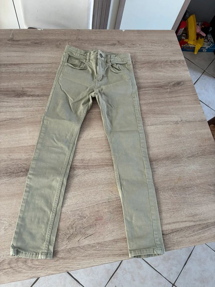 Slim kaki 8 ans kiabi