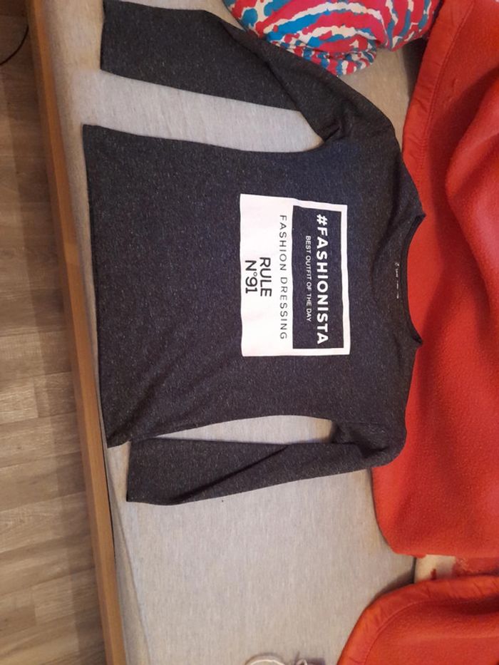 Tee shirt fille manches longues - photo numéro 2