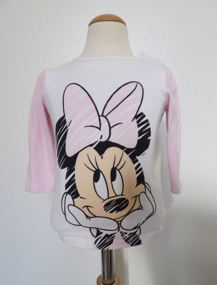 T-shirt manches longues Minnie - 6 mois - photo numéro 4