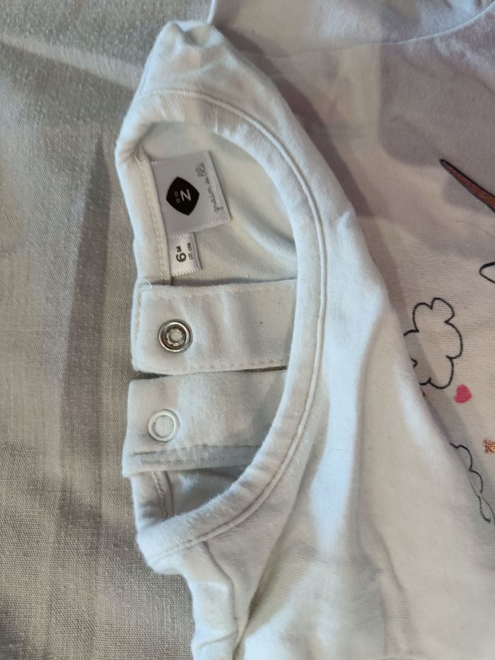 T-shirt 6 mois fille - photo numéro 2