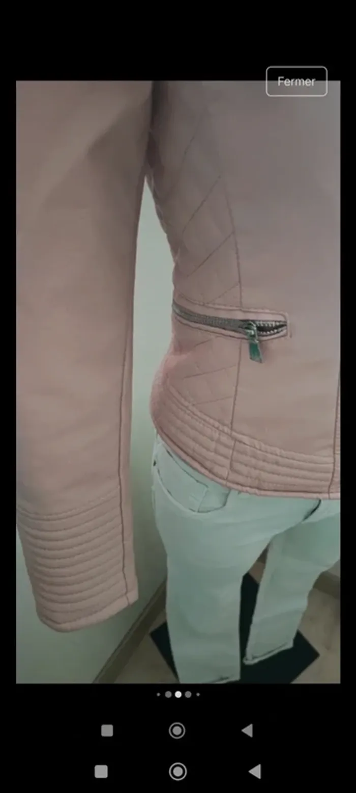 Veste biker taille 38 - photo numéro 5
