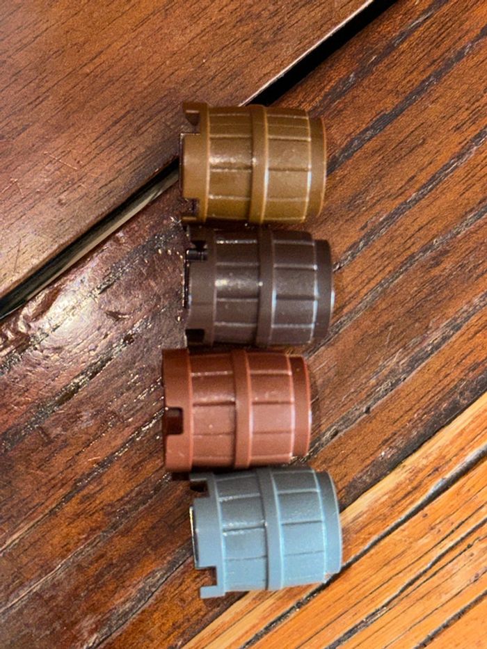 4 Lego Container, Barrel 2 x 2 x 2 ref 2489 - photo numéro 3