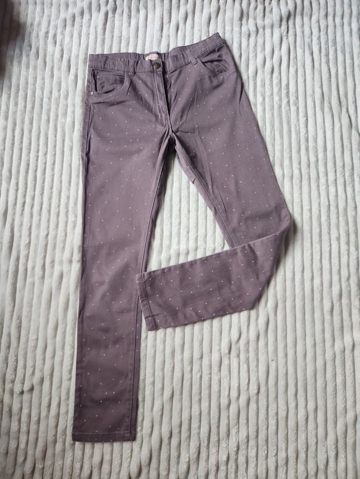 Pantalon fille marron DPAM – 14 ans – Très bon état