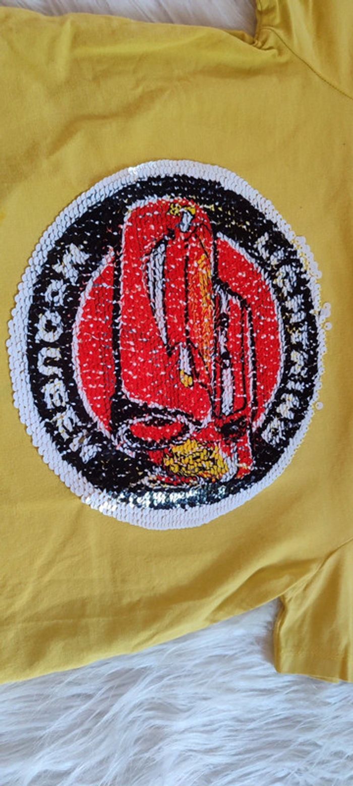 Lot 3 tee shirt sequins été garçon 8 ans - photo numéro 7
