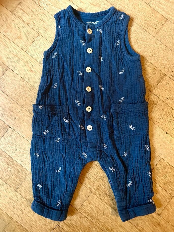 Lot de 3 combinaisons bébé 6 mois de marque - photo numéro 4